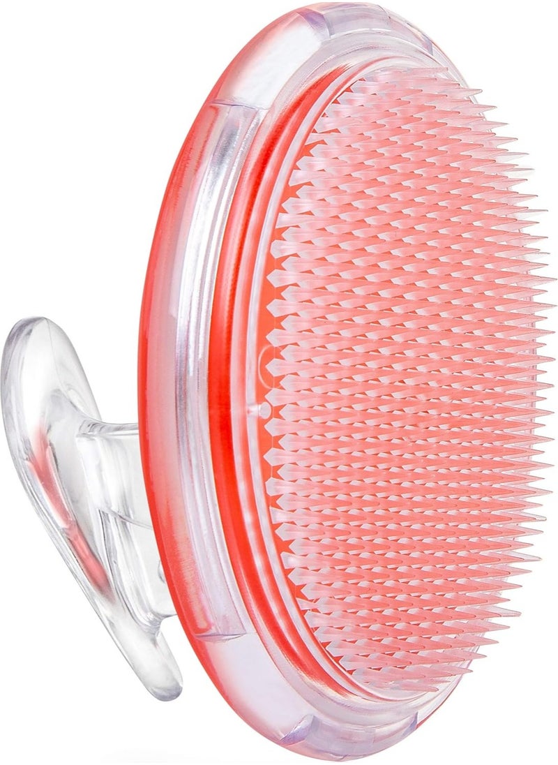 Dylonic Exfoliating Brush for Ingrown Hair and Razor Bump Prevention - Gentle Pre-Shave Exfoliator for Silky Smooth Skin on Face, Legs, Bikini Line - Ideal for Men and Women - Orange, 4x3-Inch