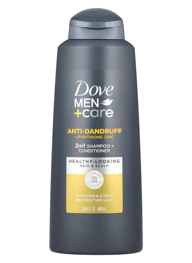 Men + Care Anti-Dandruff 2-In-1 Shampoo + Conditioner Pine & Citrus 20.4 fl oz (603 ml)