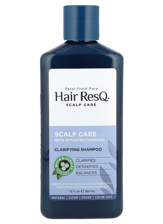 Hair ResQ® Clarifying Shampoo Scalp Care with Activated Charcoal 12 fl oz (355 ml)