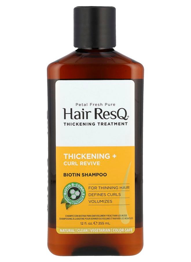 Hair ResQ® Thickening Treatment Biotin Shampoo 12 fl oz (355 ml)