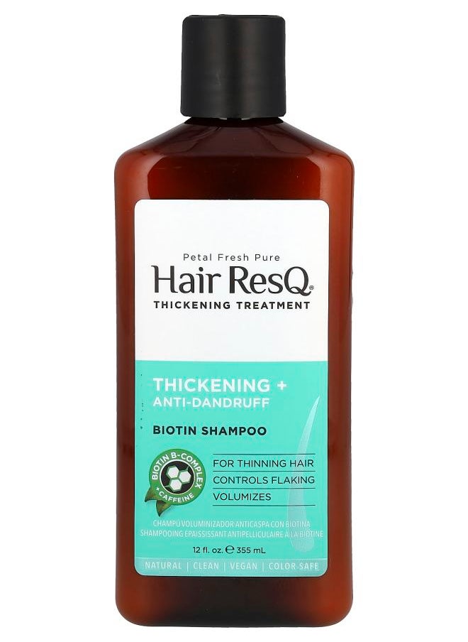 Hair ResQ® Thickening Treatment Biotin Shampoo 12 fl oz (355 ml)