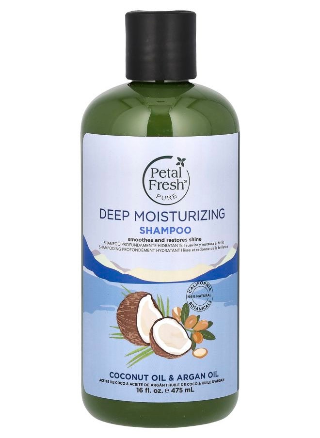 Pure Deep Moisturizing Shampoo Coconut Oil & Argan Oil 16 fl oz (475 ml)