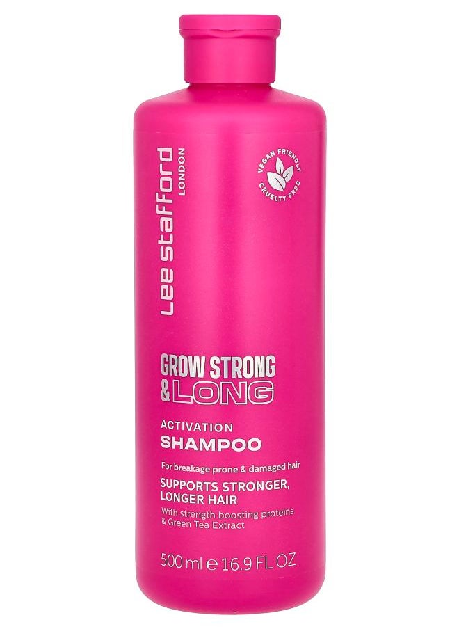 Grow Strong & Long Activation Shampoo For Breakage Prone & Damaged Hair 16.9 fl oz (500 ml)