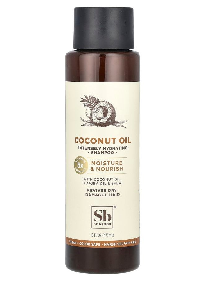 Coconut Oil Shampoo Moisture & Nourish Dry Damaged Hair 16 fl oz (473 ml)