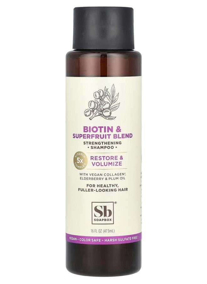 Strengthening Shampoo Biotin & Superfruit Blend  16 fl oz (473 ml)