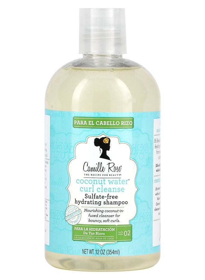 Coconut Water Curl Cleanse Hydrating Shampoo 12 oz (354 ml)