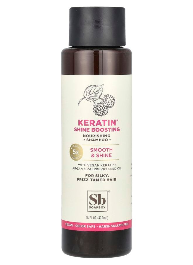 Nourishing Shampoo Keratin Shine Boosting For Silky Frizz-Tamed Hair 16 fl oz (473 ml)