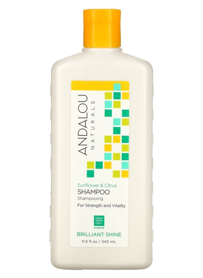 Shampoo Brilliant Shine For Strength and Vitality Sunflower & Citrus 11.5 fl oz (340 ml)