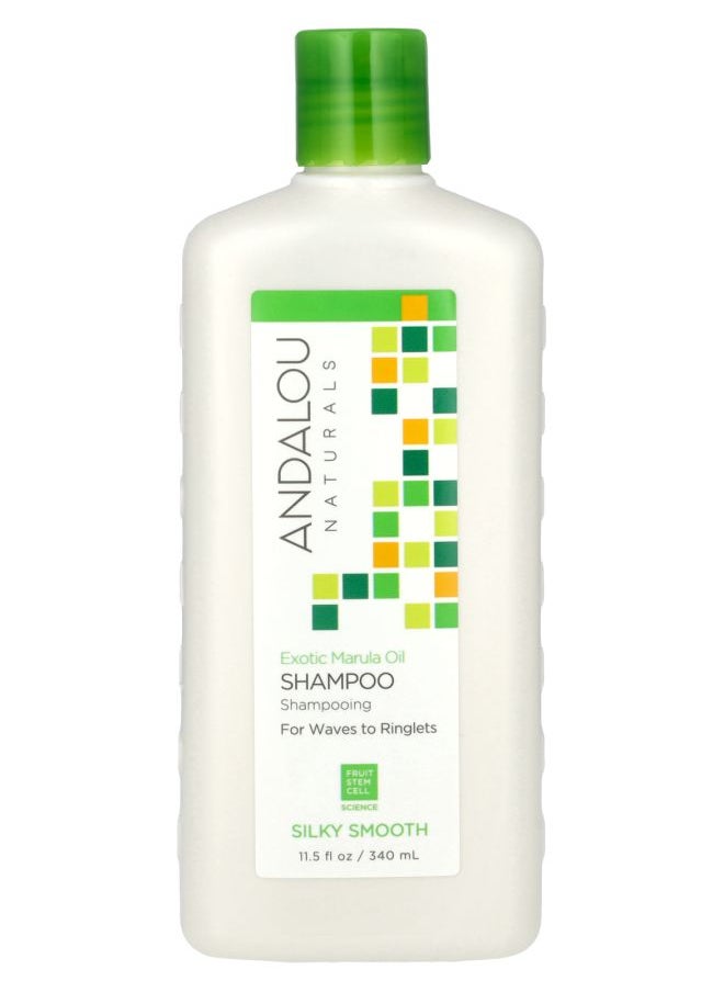 Shampoo Silky Smooth For Waves to Ringlets Exotic Marula Oil 11.5 fl oz (340 ml)