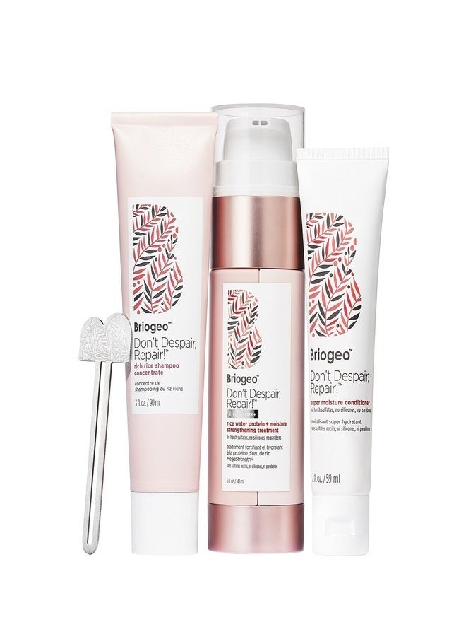 BRIOGEO Don't Despair, Repair!™ Rice Repair Power Set - Strengthen & Nourish Hair