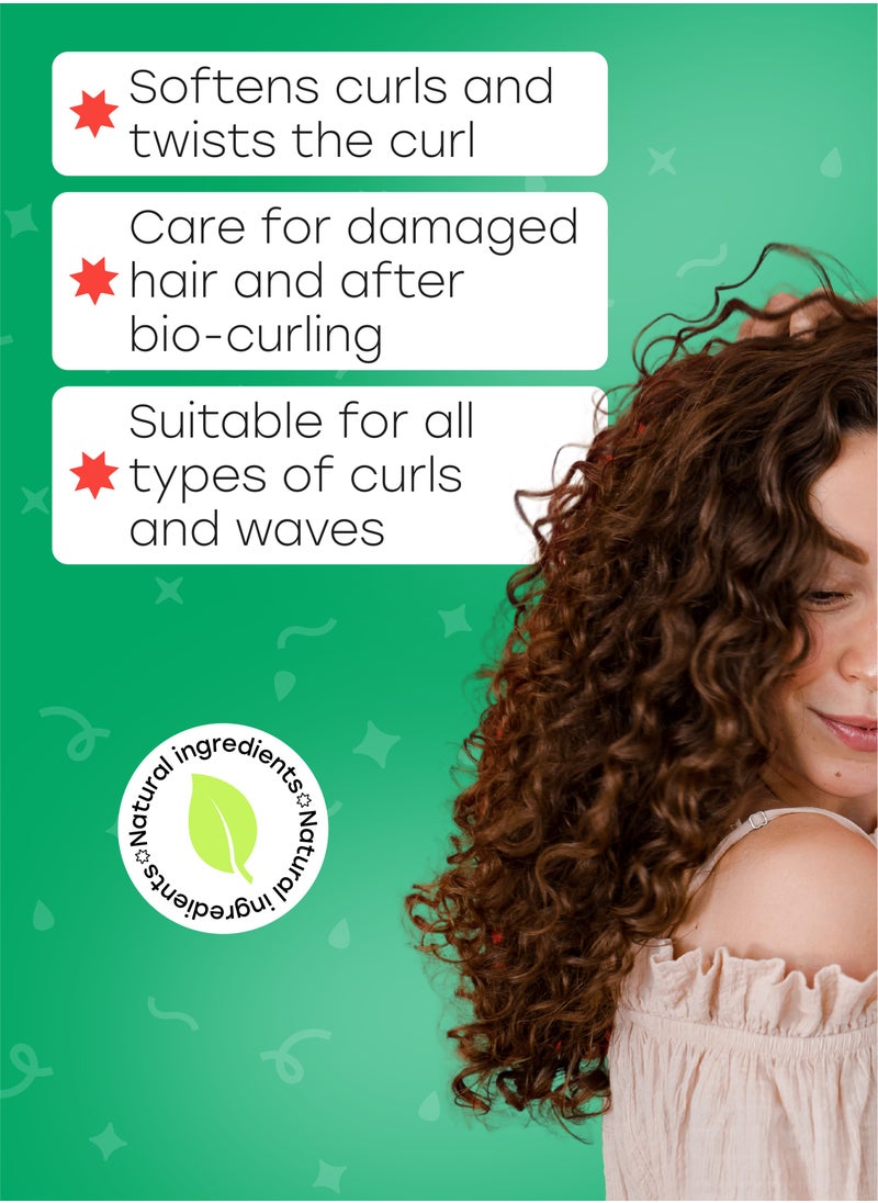 Curl Rock and Roll Primer for Natural Hair & Curls - Nourishes and Moisturizes - Paraben-Free & Sulfate-Free, 250 ml