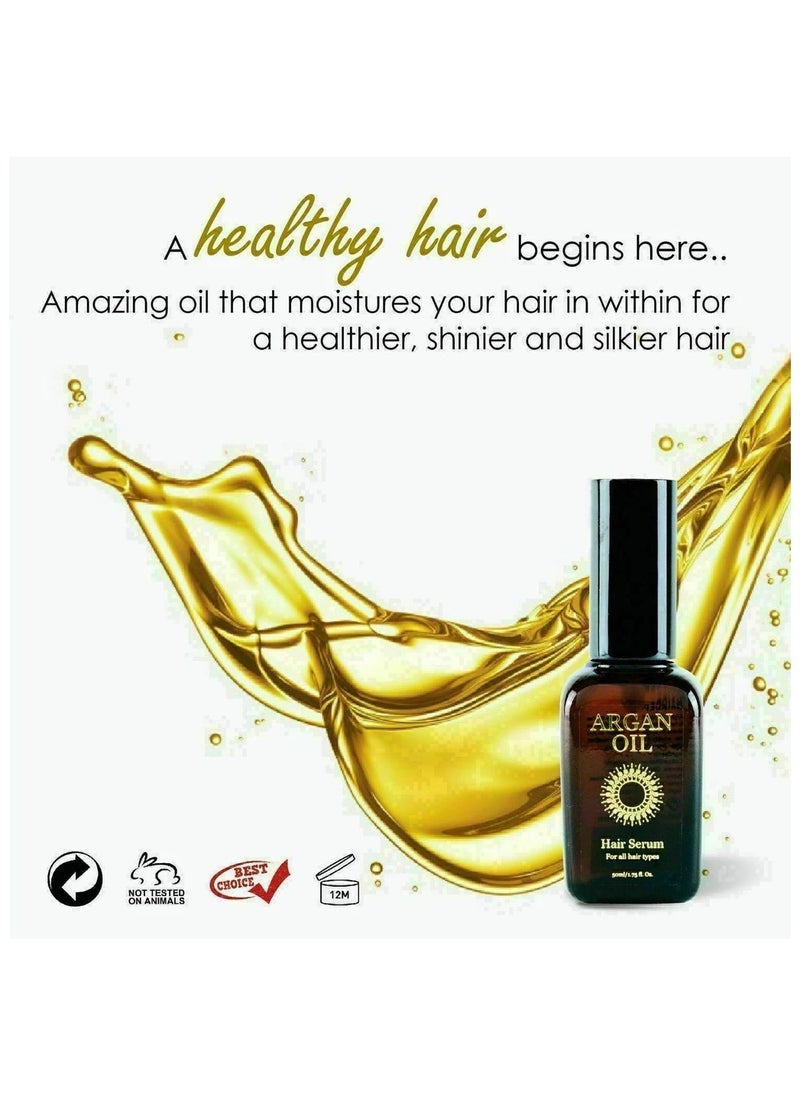 Argan Hair Oil - Perfect Hair Repair Serum from Morocco (50ml)