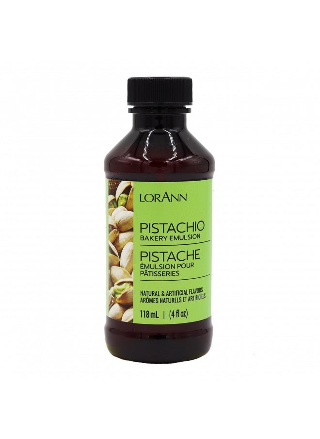 Lorann Oils Pistachio Bakery Emulsion: Genuine Pistachio Aroma, Perfect for Boosting Nutty Notes in Baked Goods, Gluten-Free, Keto-Friendly, Pistachio Extract Substitute Essential for Your Kitchen