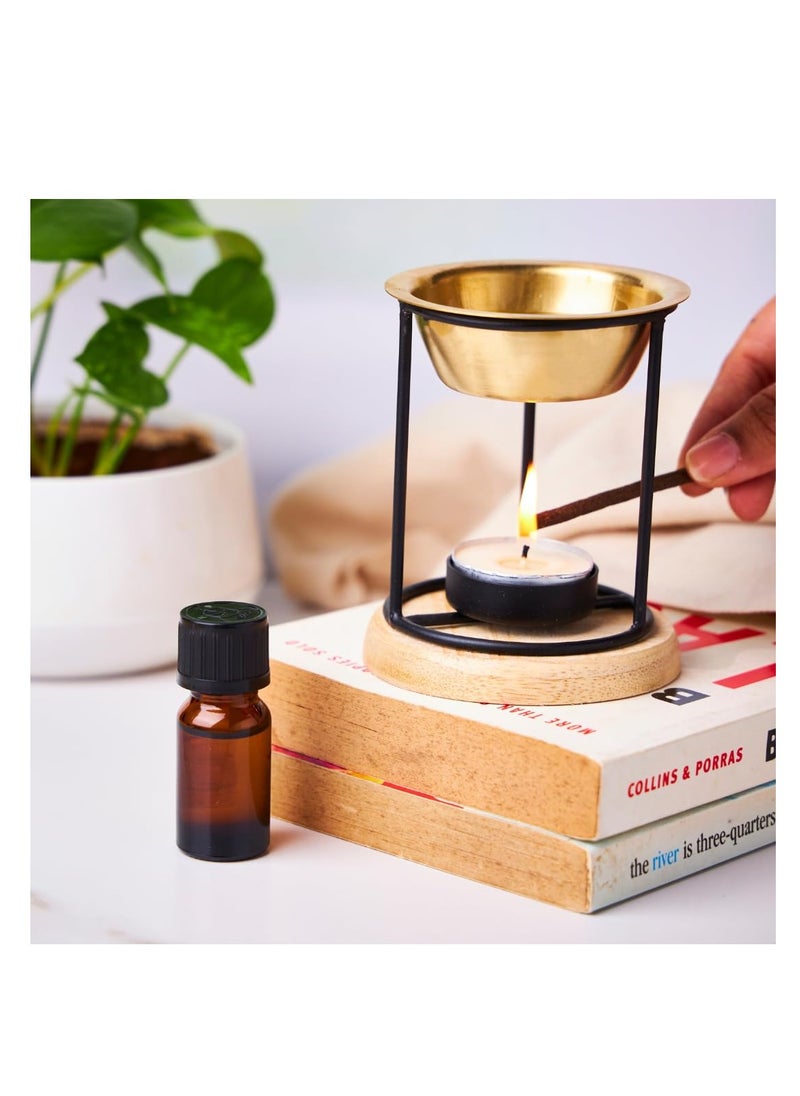 aromafume Exotic Brass Oil Diffuser (Use for Essential Oil, Aroma Oil, Diffuser Oil, SPA, Yoga, Meditation, Home Fragrance)