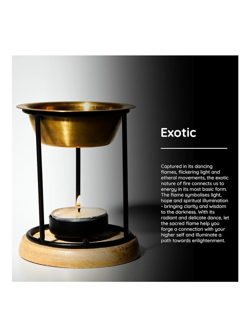 aromafume Exotic Brass Oil Diffuser (Use for Essential Oil, Aroma Oil, Diffuser Oil, SPA, Yoga, Meditation, Home Fragrance)