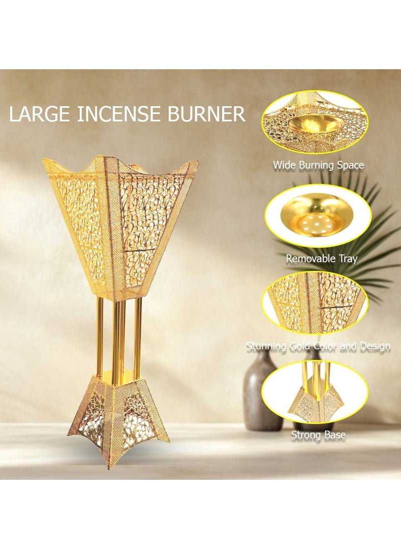 High Quality Large Oud Burner 100 cm Tall Incense Mabkhara for Home Fragrance and Decore