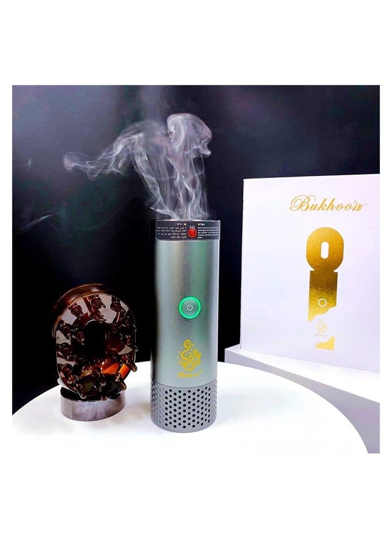 New Comb Electric Bakhoor Luxury Incense Burner Aromatheraphy Device - X010 (Gray)