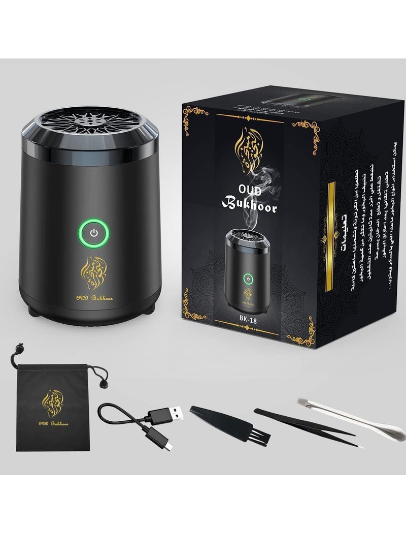 Bukhoor BK-18 Electric Incense Burner Bukhoor Portable USB Rechargeable Aroma Diffuser