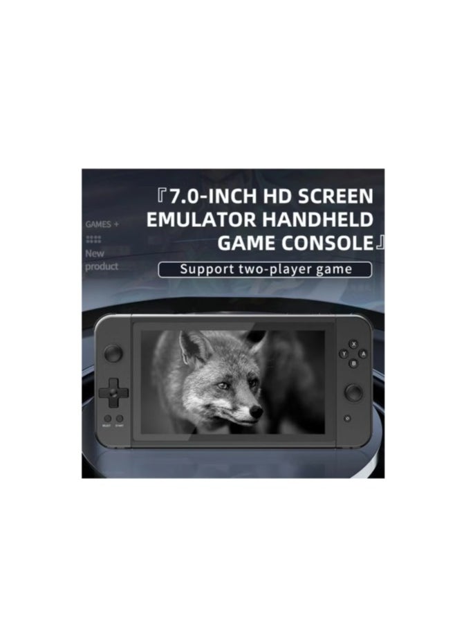 Gaming Console GP PRO 7 / 3000+ Number of games / 7 Inch TN screen Display screen / 6 Hours Playtime / 1GB RAM / 3500mAh Battery Capacity / 64GB Memory / Vibrating Motor - Black