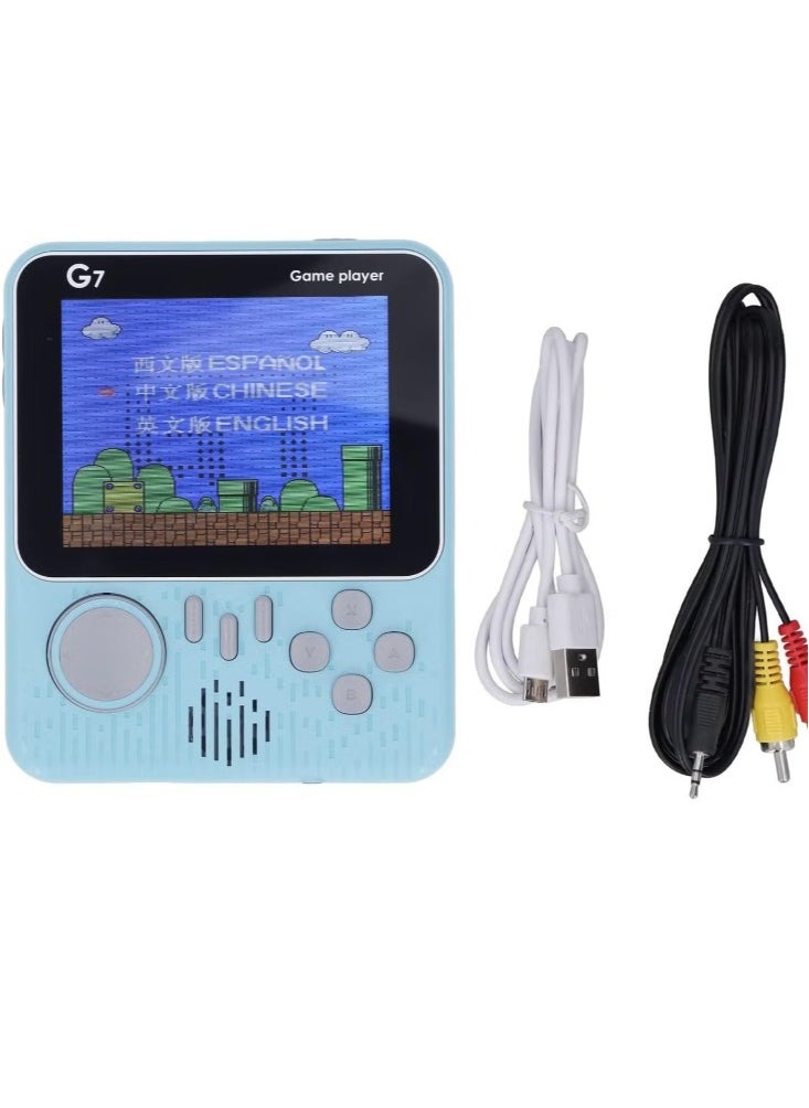 G7 Handheld Game Console for Kid Children, New Portable 3.5 Inch Screen Built in 666 Classic Retro Video Games Console Single Player Lightweight Gaming Device Support for Connecting TV