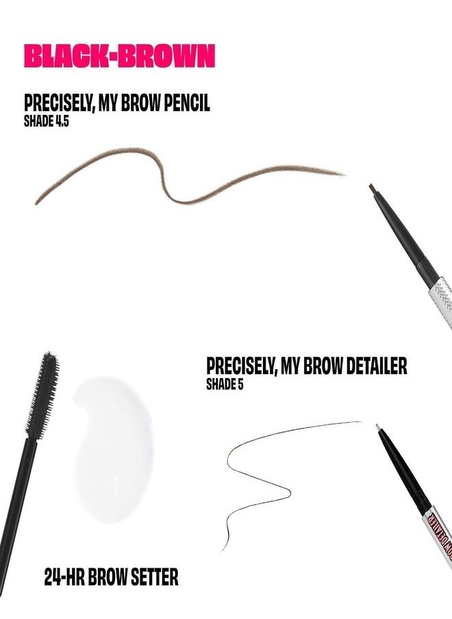 Benefit All Brow't That Cheddar - Bestselling Brow Trio Shade 4.5 - black-brown