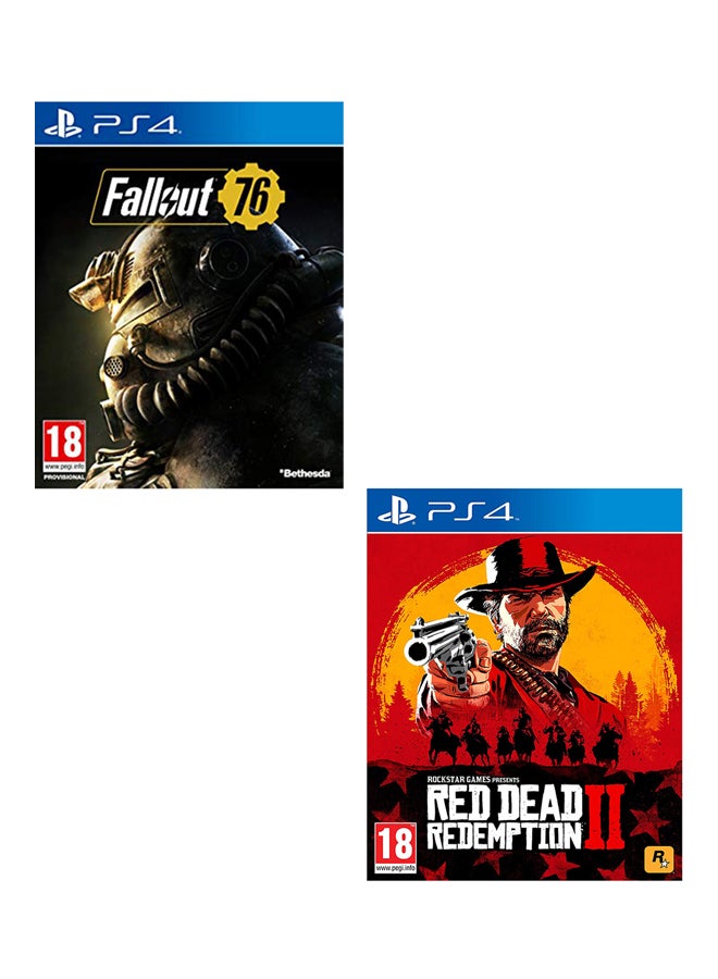 Fallout 76 + Red Dead Redemption 2  -  PlayStation 4 - playstation_4_ps4