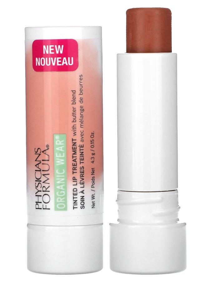 Organic Wear Tinted Lip Treatment Gingersnap 0.15 oz (4.3 g)