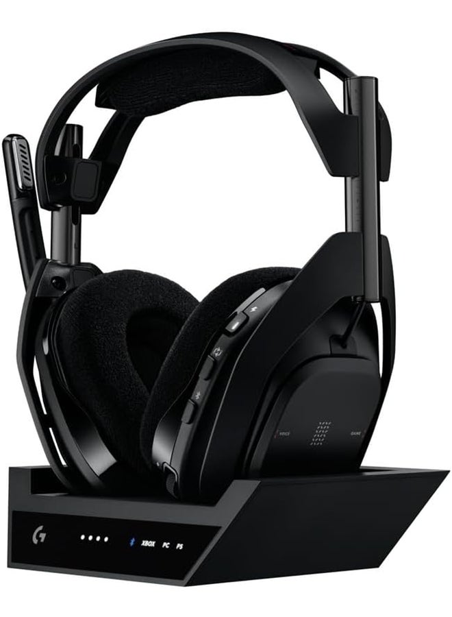 Logitech G Astro A50 X LIGHTSPEED Wireless Gaming Headset + Base Station, PRO-G GRAPHENE, PLAYSYNC across Xbox Series X|S + PS5 + PC/mac, Bluetooth, HDMI 2.1 Passthru - Black