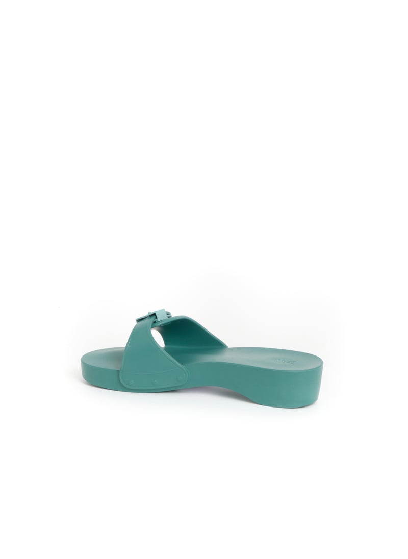 MULES MINT PESCURA HEEL AQUA