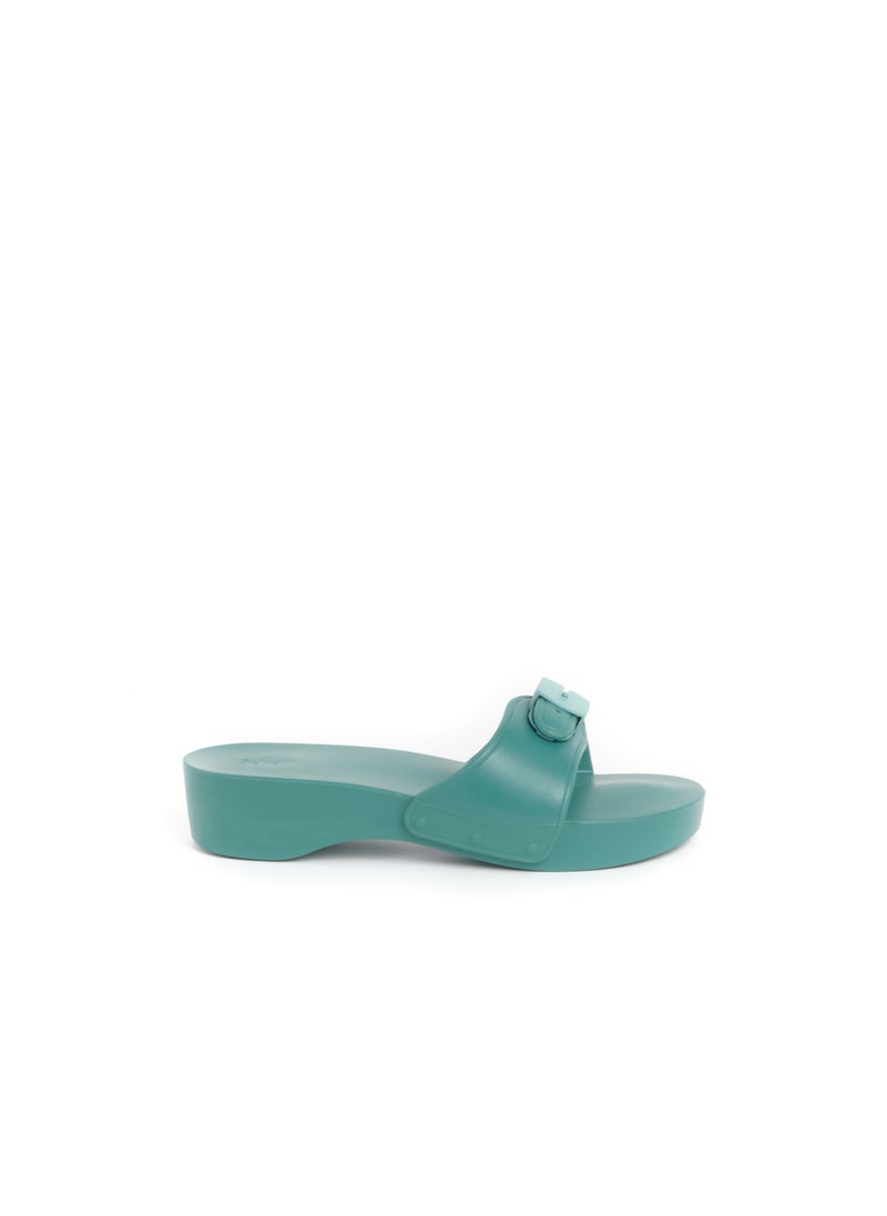 MULES MINT PESCURA HEEL AQUA