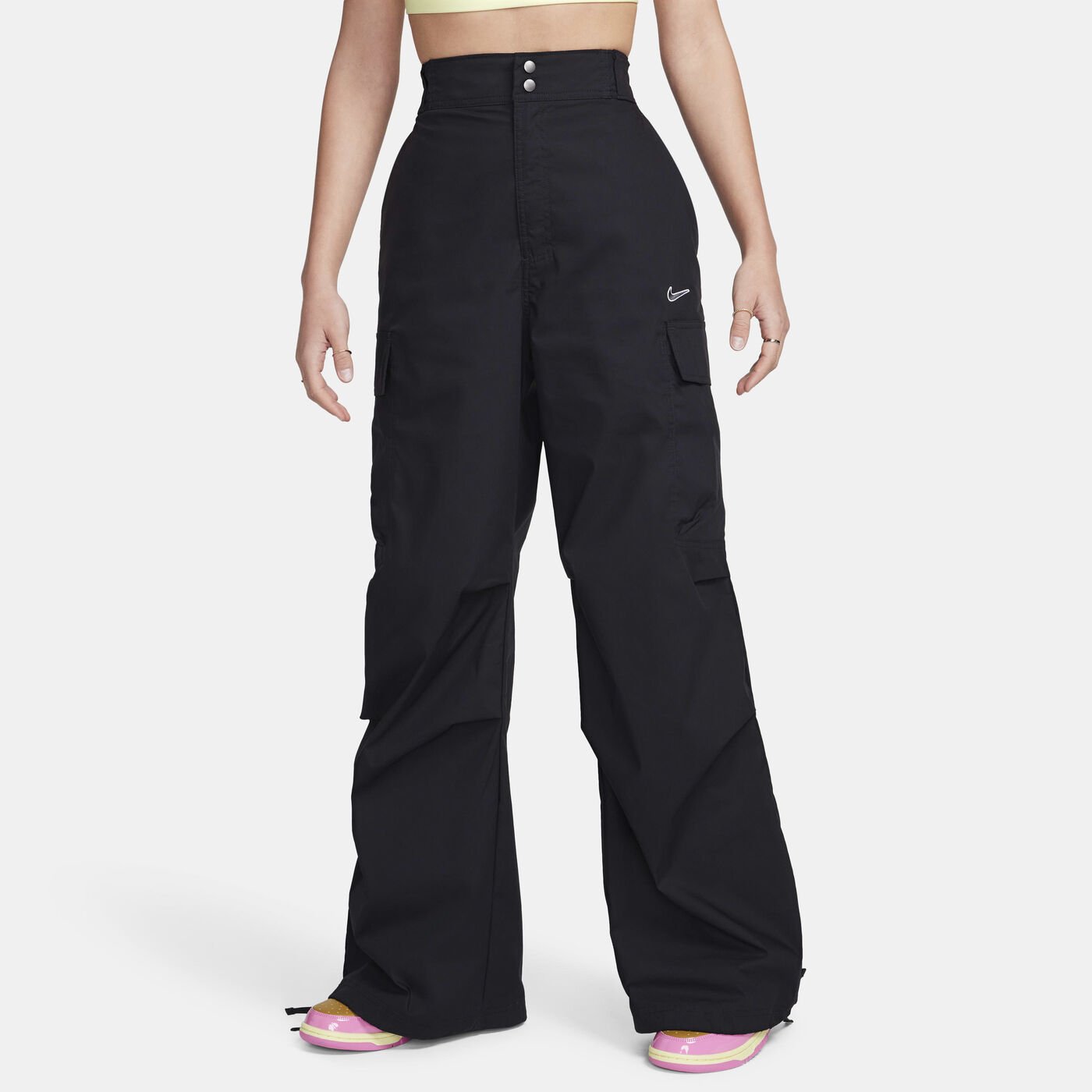 Women's Sportswear High-Waisted Cargo Trousers