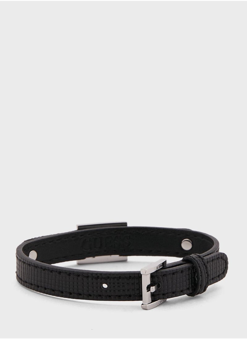 G-Leather Single Bracelet