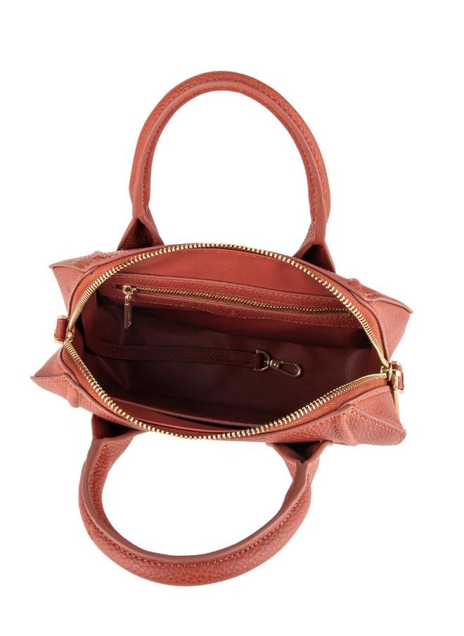 Gemma Crossbody Bag in Brown Made from 11 Recycled Bottles
