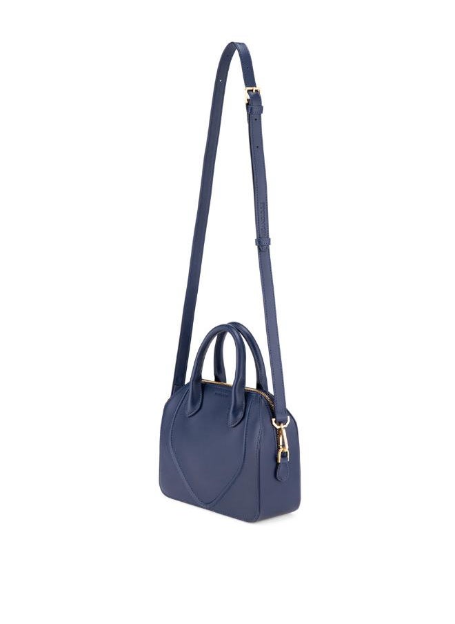 Gemma Crossbody Bag in Blue Made from 11 Recycled Bottles