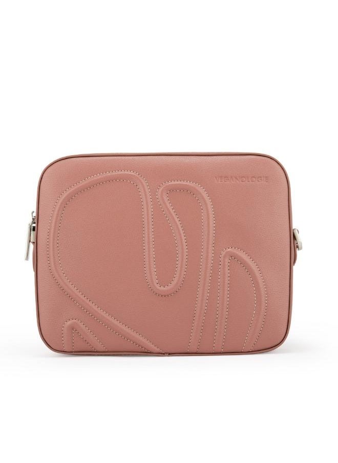 Maze Crossbody Bag in Pink Made from 11 Recycled Bottles