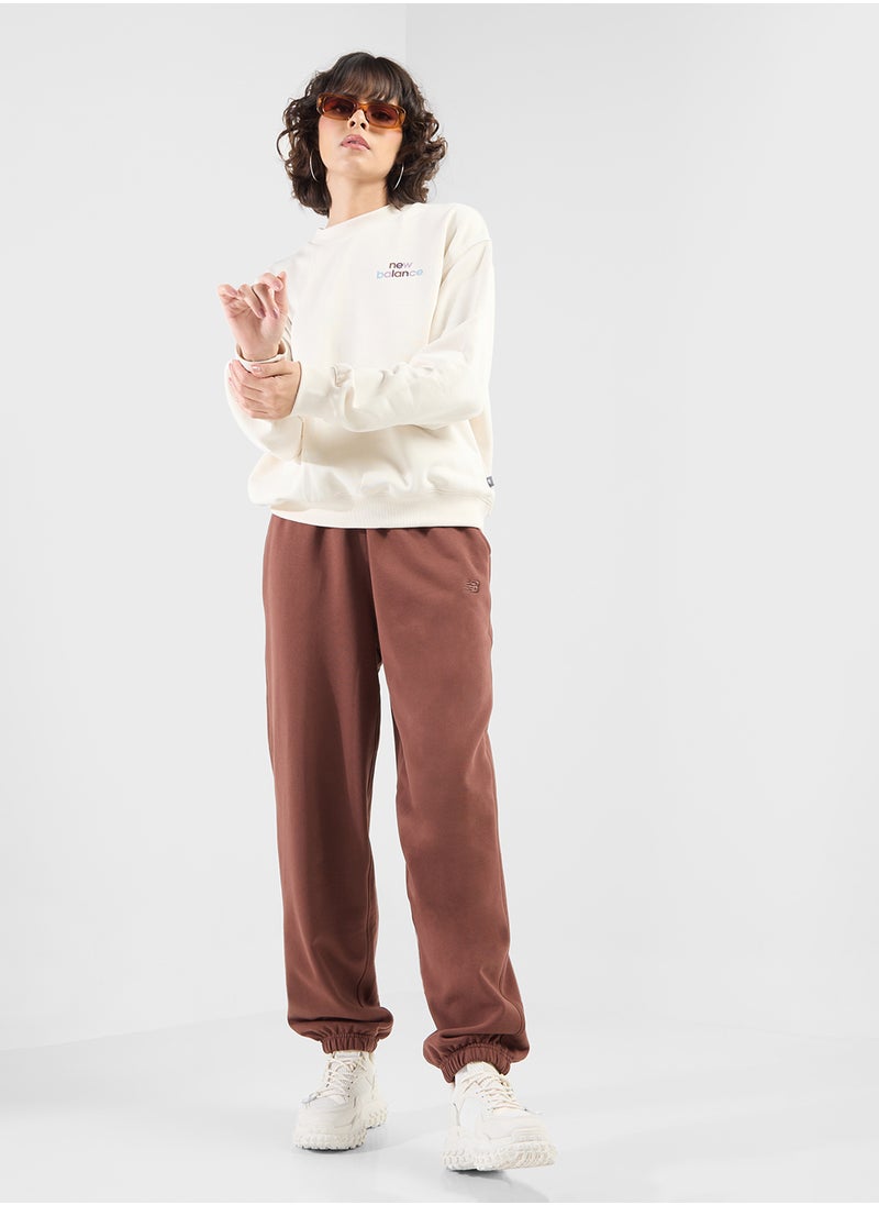 French Terry Oversized Logo Sweatshirt