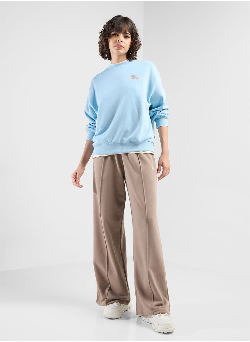 French Terry Oversized Logo Sweatshirt