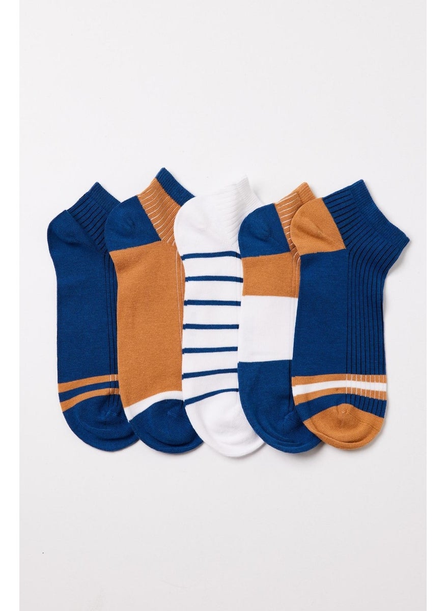 Boy Striped 5-Pack Ankle Socks