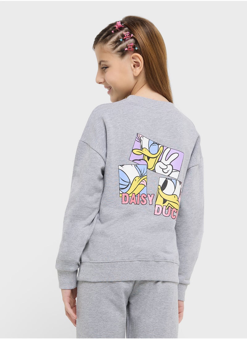 Donald Duck Graphic Sweat Shirt