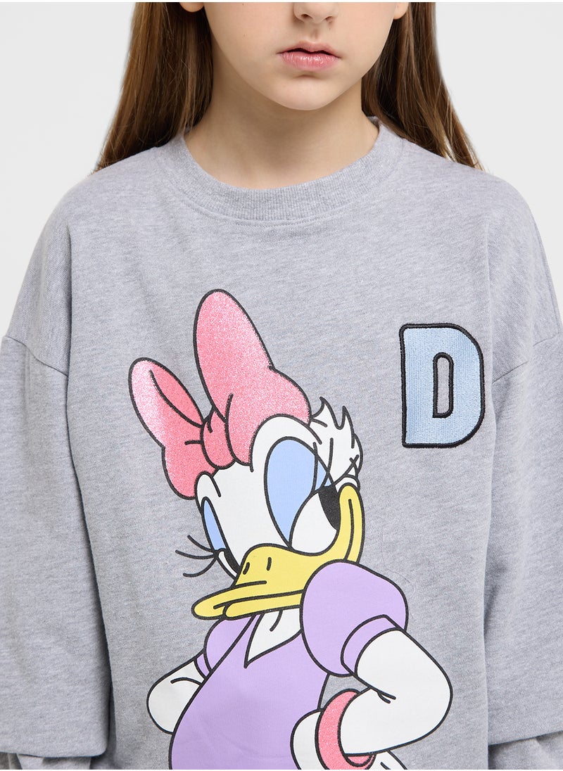 Donald Duck Graphic Sweat Shirt