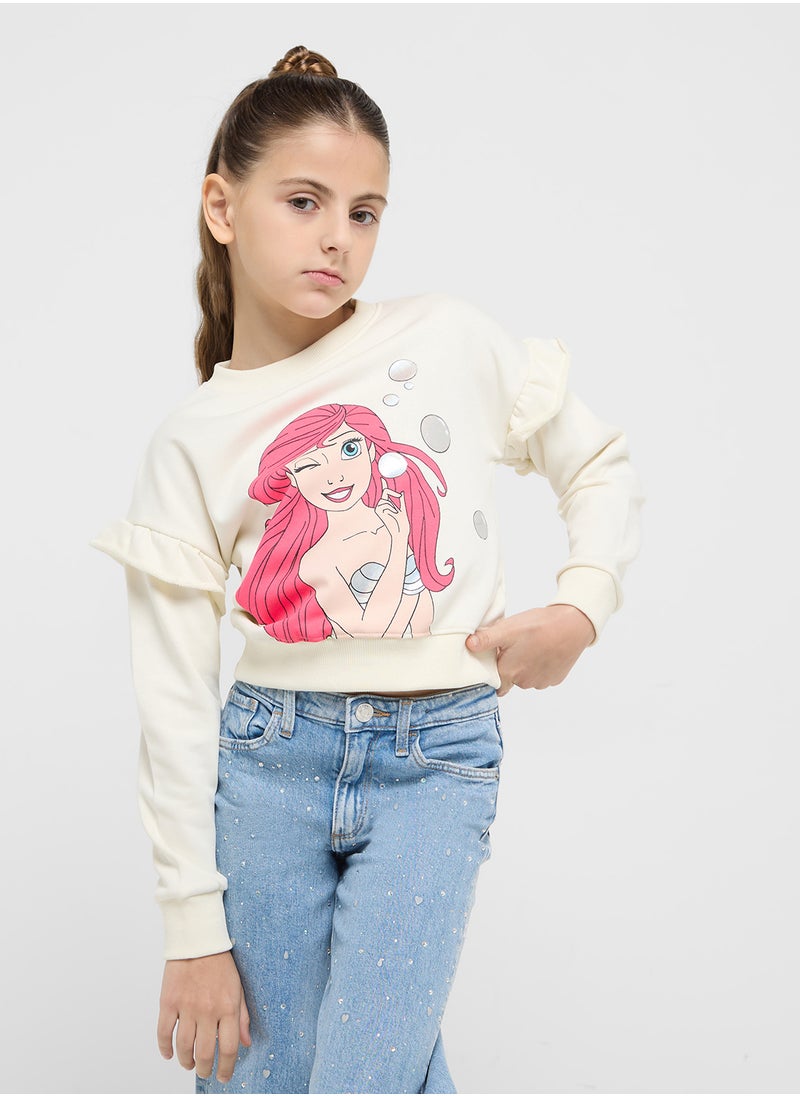 Mermaid Graphic Sweat Shirt