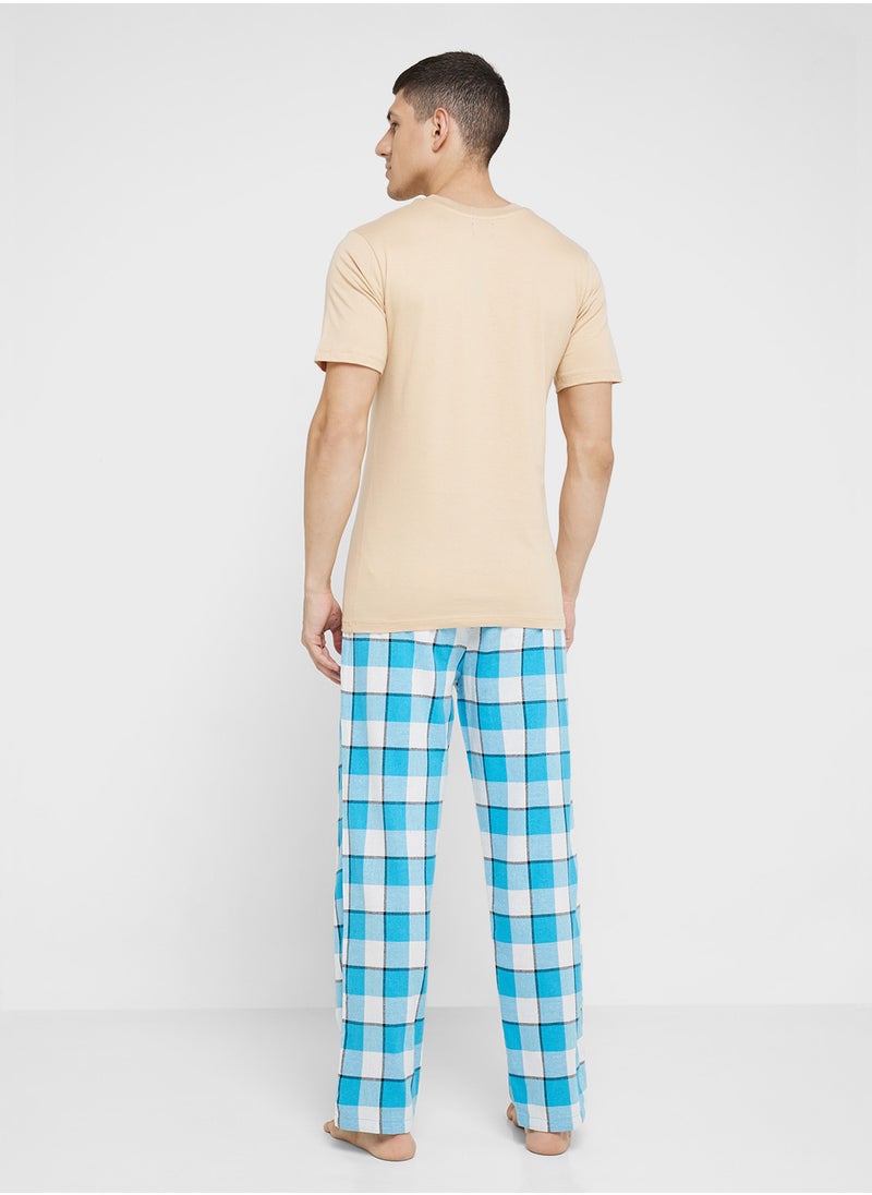 Nightwear T-Shirt & Pants Sets