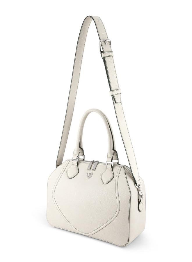 Gemma Tote Bag in White Made from 17 Recycled Bottles