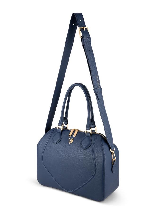 Gemma Tote Bag in Blue Made from 17 Recycled Bottles