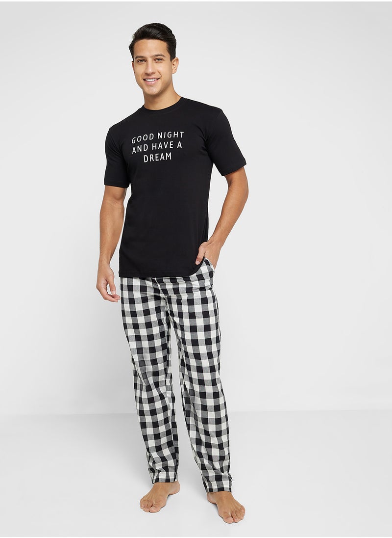 Nightwear T-Shirt & Pants Sets