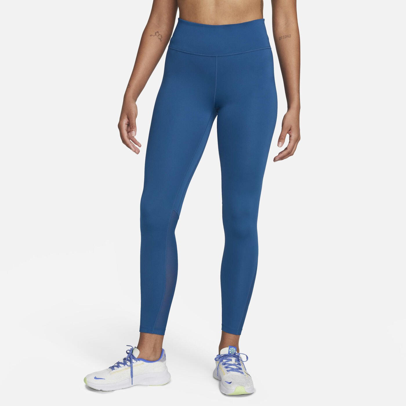 Women's One Mid-Rise 7/8 Mesh-Panelled Leggings