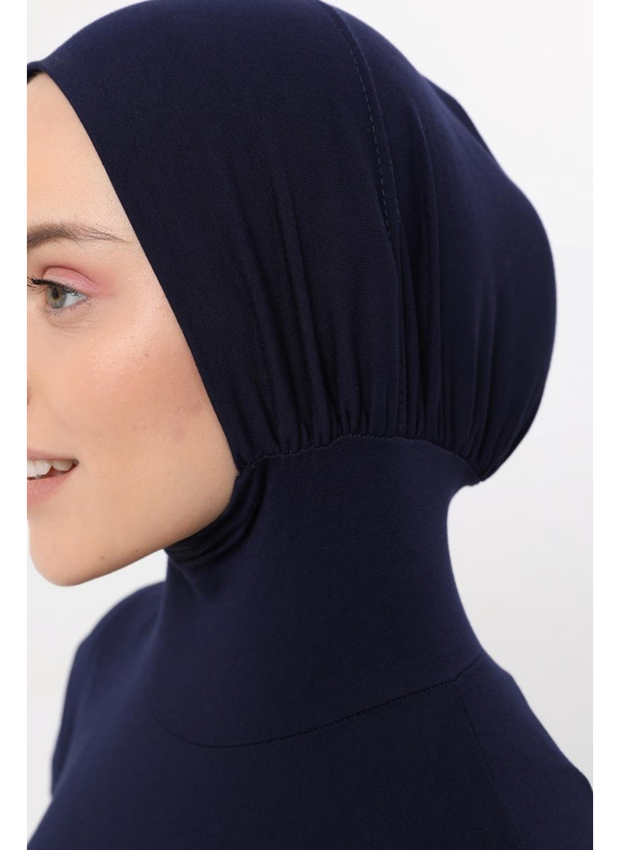 Long Sleeve Neck Collar Bonnet Half Body