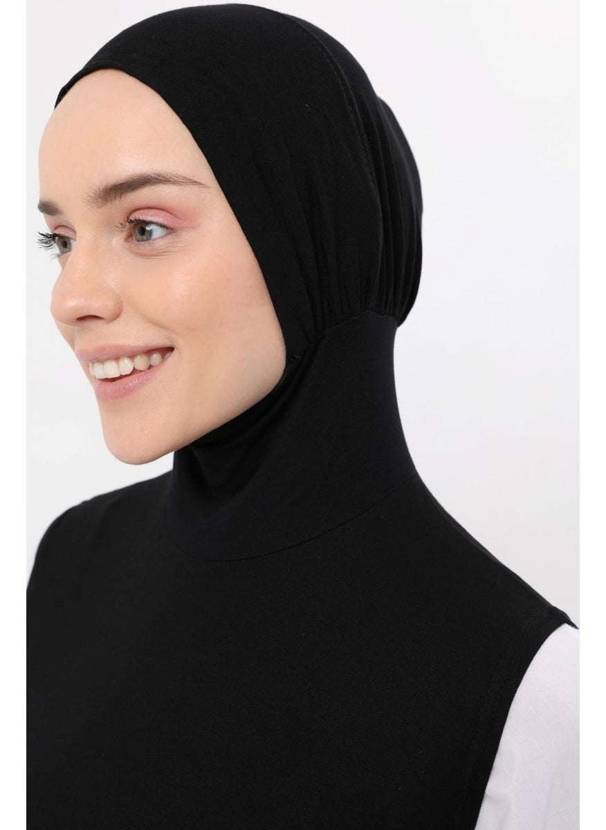 Zero Sleeves Neck Collar Bonnet Half Body