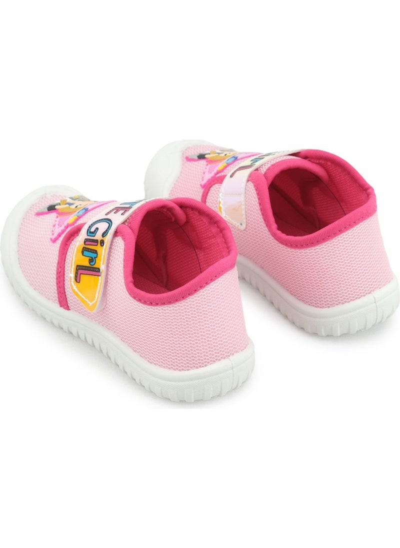 Summer Girl's Velcro Adjustable Linen Shoes