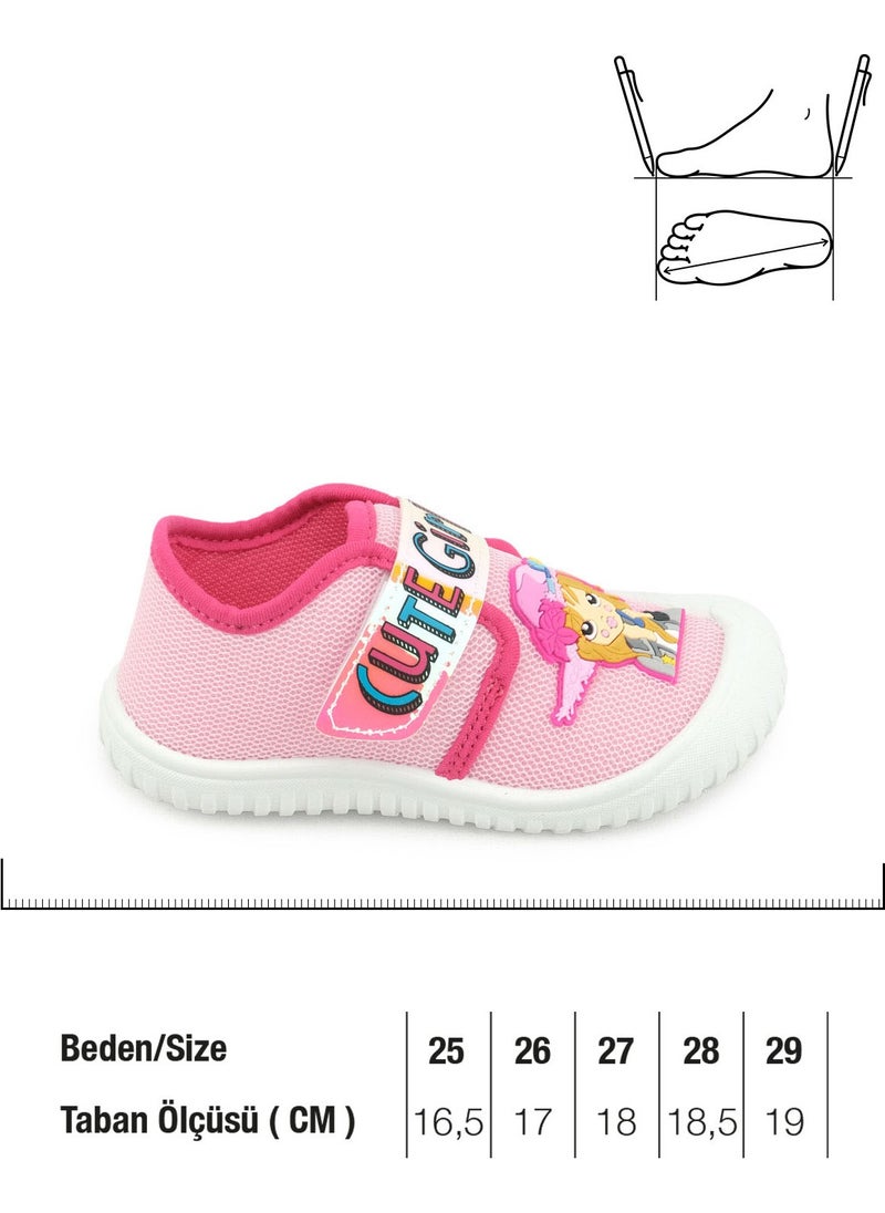 Summer Girl's Velcro Adjustable Linen Shoes